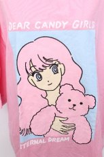 画像3: Candy Stripper / DEAR CANDY GIRLS BIGBIG Tシャツ 2 ピンク S-26-05-19-024-PU-TO-HR-ZS (3)
