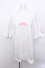 画像1: KRY CLOTHING / 「TAKO」BIGTシャツ  白ｘピンク S-26-05-19-027-PU-TS-HR-ZS (1)