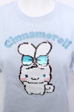画像3: サンリオ / シナモロールTシャツ  サックス S-26-05-19-028-LO-TS-AS-ZS (3)