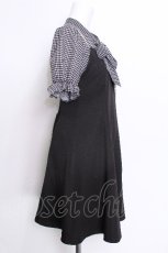 画像2: evelyn / ビジューストラップワンピース  黒 S-26-05-20-040-LO-OP-HR-ZS (2)