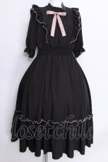 画像1: m petit by misako / NINA'SコラボAMハイショクメローワンピース L 黒 S-26-05-20-048-LO-OP-HR-ZS (1)