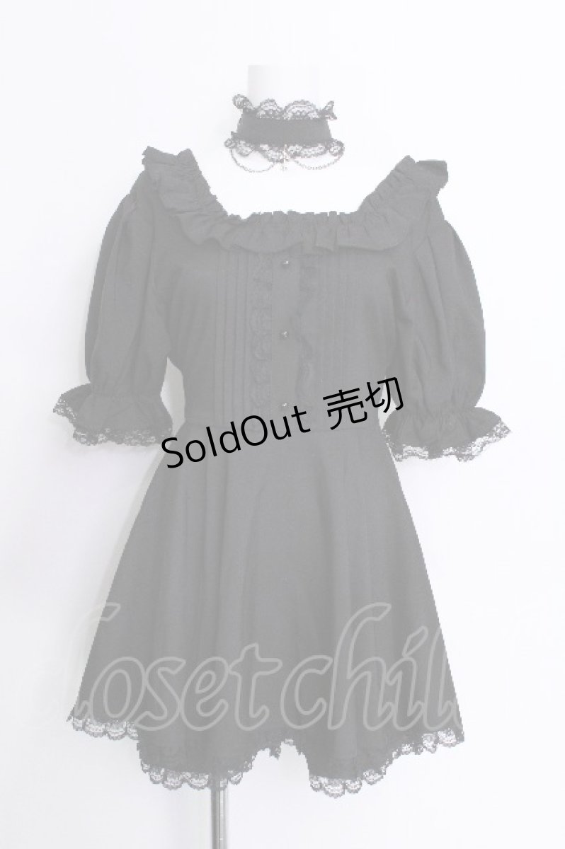 画像1: Manon Mimie / Gothic Chokerオールインワン  黒 S-26-05-20-049-LO-OP-AS-ZS (1)