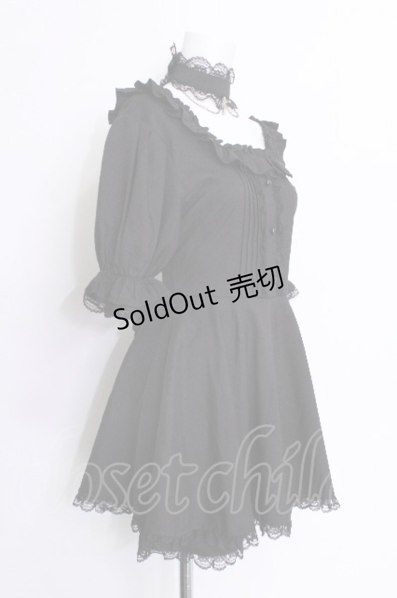 画像2: Manon Mimie / Gothic Chokerオールインワン  黒 S-26-05-20-049-LO-OP-AS-ZS (2)