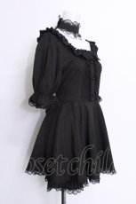 画像2: Manon Mimie / Gothic Chokerオールインワン  黒 S-26-05-20-049-LO-OP-AS-ZS (2)