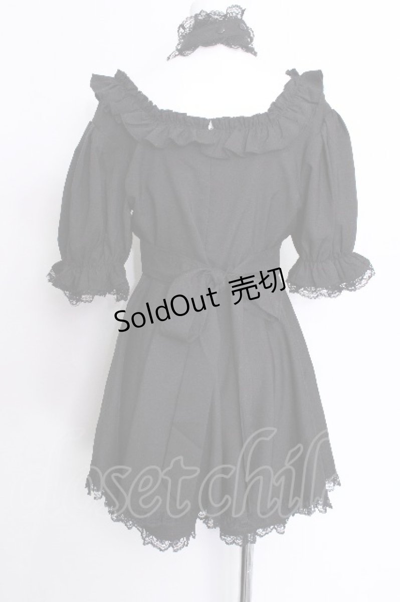 画像3: Manon Mimie / Gothic Chokerオールインワン  黒 S-26-05-20-049-LO-OP-AS-ZS (3)