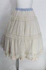 画像2: m petit by misako / NINA'Sギャザースカート S サックス S-26-05-20-052-LO-SK-AS-ZS (2)