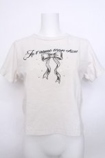 画像1: evelyn / タトゥーリボンTシャツ  白 S-26-05-20-008-LO-TS-HR-ZS (1)