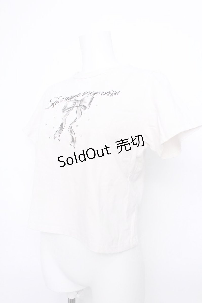画像3: evelyn / タトゥーリボンTシャツ  白 S-26-05-20-008-LO-TS-HR-ZS (3)