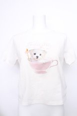 画像1: evelyn / 犬プリントTシャツ  白 S-26-05-20-009-LO-TS-HR-ZS (1)