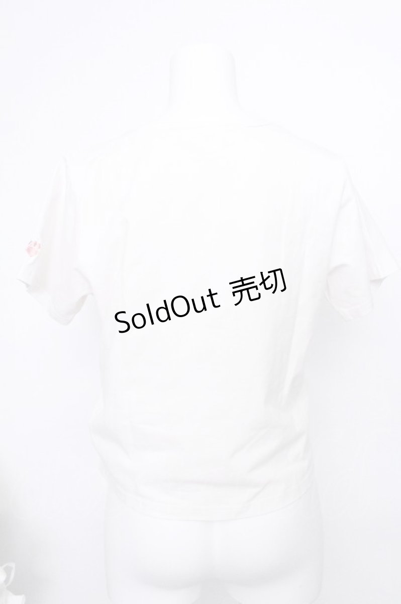 画像2: evelyn / 犬プリントTシャツ  白 S-26-05-20-009-LO-TS-HR-ZS (2)