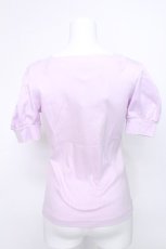 画像2: MILK / Ribbon MILK Tee  ラベンダー S-26-05-20-014-ML-TS-HR-ZS (2)