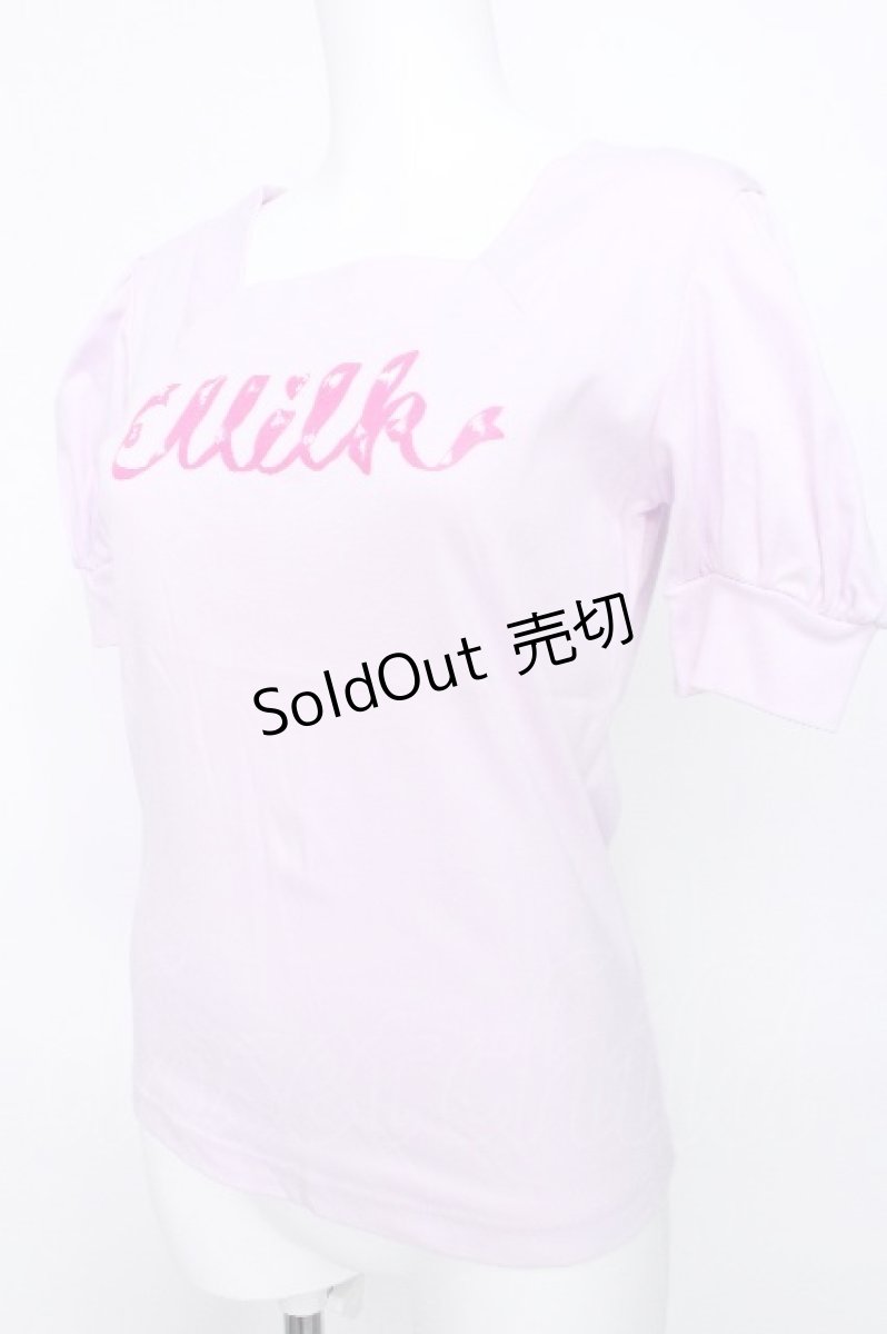 画像3: MILK / Ribbon MILK Tee  ラベンダー S-26-05-20-014-ML-TS-HR-ZS (3)
