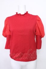 画像1: MILK / シースルーパフ  赤 S-26-05-20-016-ML-TO-HR-ZS (1)