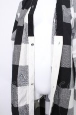 画像3: MILKBOY / ブロックチェックカーディガン  黒ｘ白 S-26-05-20-022-MB-TO-SZ-ZS (3)