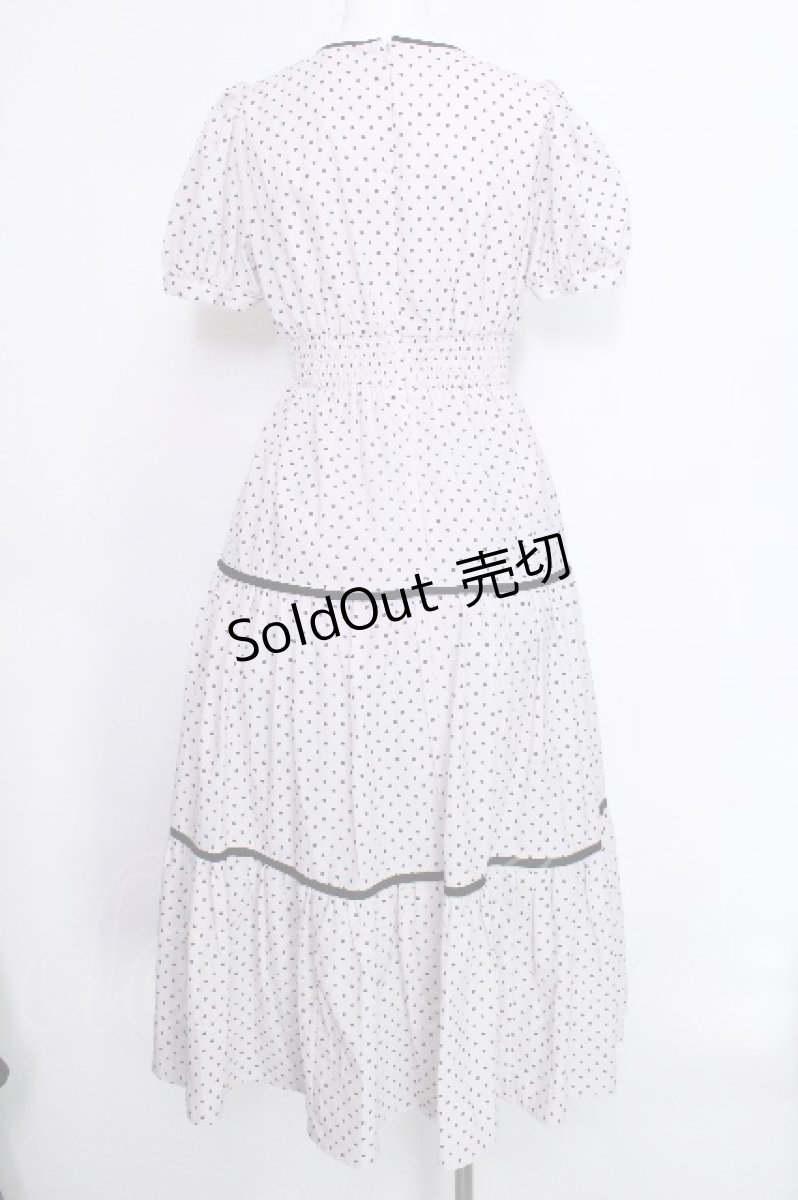 画像2: evelyn / リボンティアードワンピース  ピンクｘ黒 S-26-05-20-032-LO-OP-HR-ZS (2)