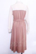 画像3: axes femme / ドッキングニットワンピース F 茶 S-26-05-22-023-AX-OP-SZ-ZS (3)