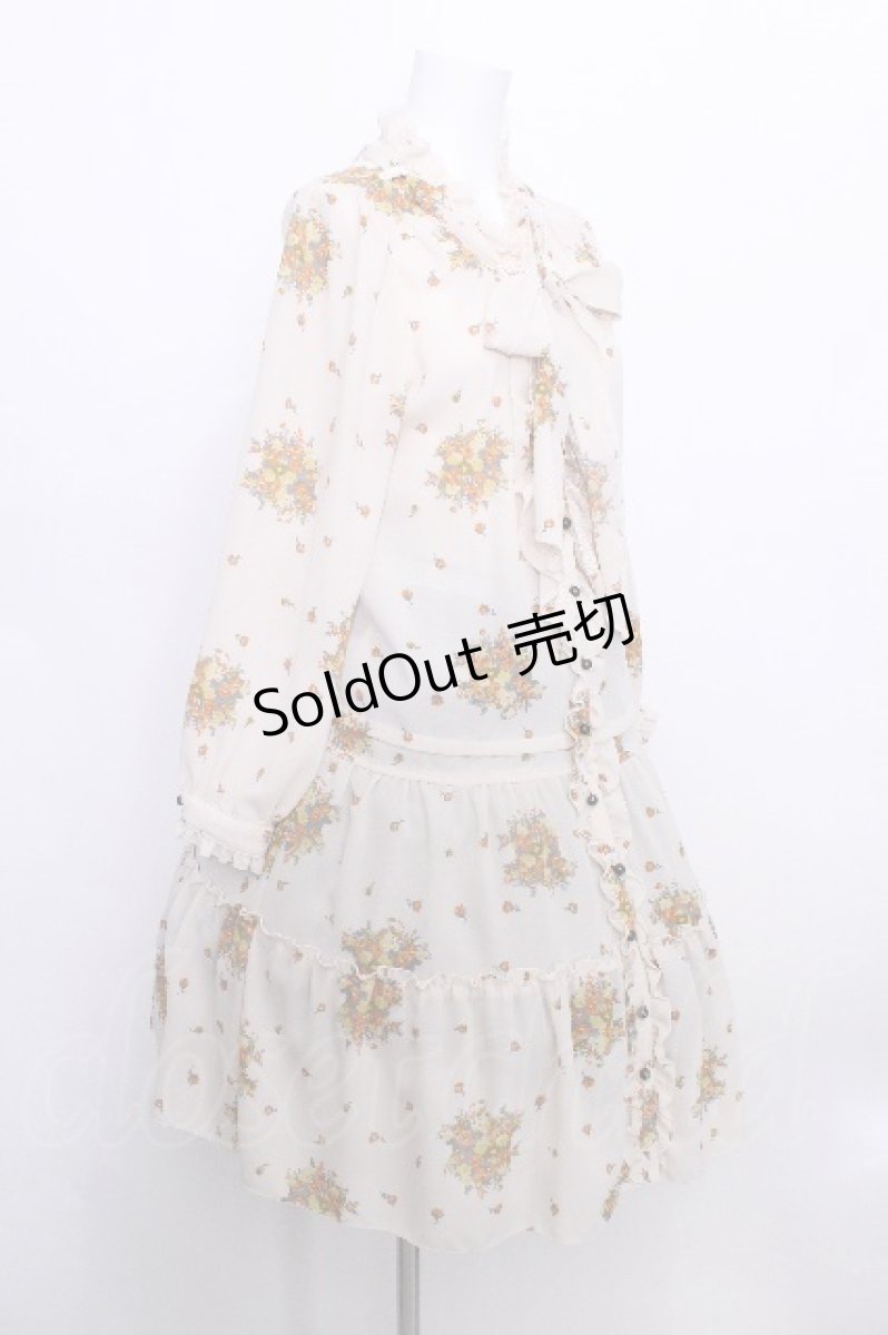 画像2: axes femme / 花柄ワンピース M キナリ S-26-05-22-025-AX-SK-HR-ZS (2)