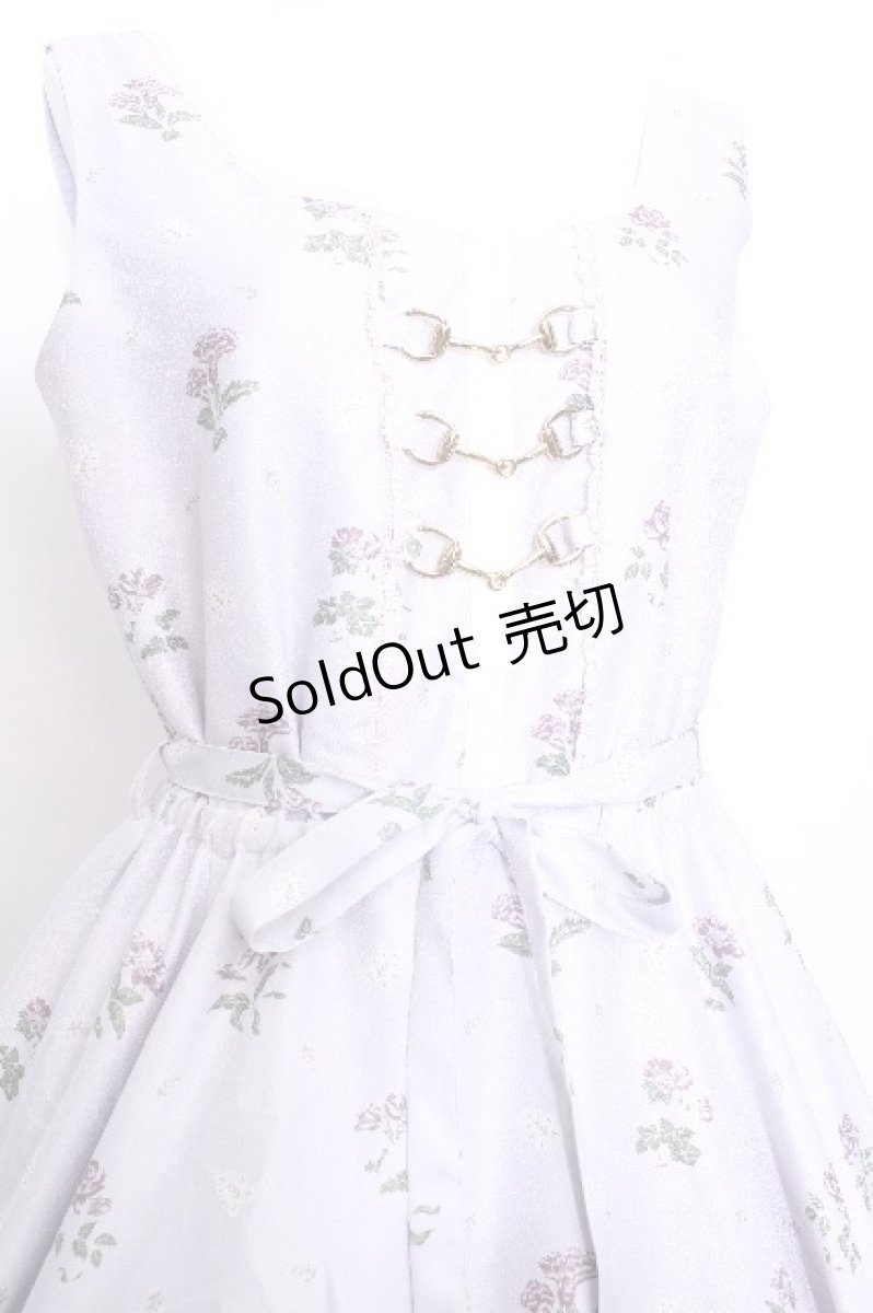 画像2: axes femme / Mulhouse Collection フラワーパネル柄イレヘムワンピース  ラベンダー S-26-05-22-029-AX-OP-HR-ZS (2)