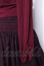 画像4: axes femme / 切替ワンピース  ワイン S-26-05-22-035-AX-TO-AS-ZS (4)