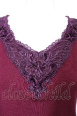 画像6: axes femme / 切替ワンピース  ワイン S-26-05-22-035-AX-TO-AS-ZS (6)