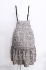 画像1: axes femme / 合皮サス付ハイウエストスカート  ベージュ S-26-05-22-044-AX-SK-HR-ZS (1)