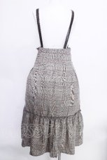 画像3: axes femme / 合皮サス付ハイウエストスカート  ベージュ S-26-05-22-044-AX-SK-HR-ZS (3)