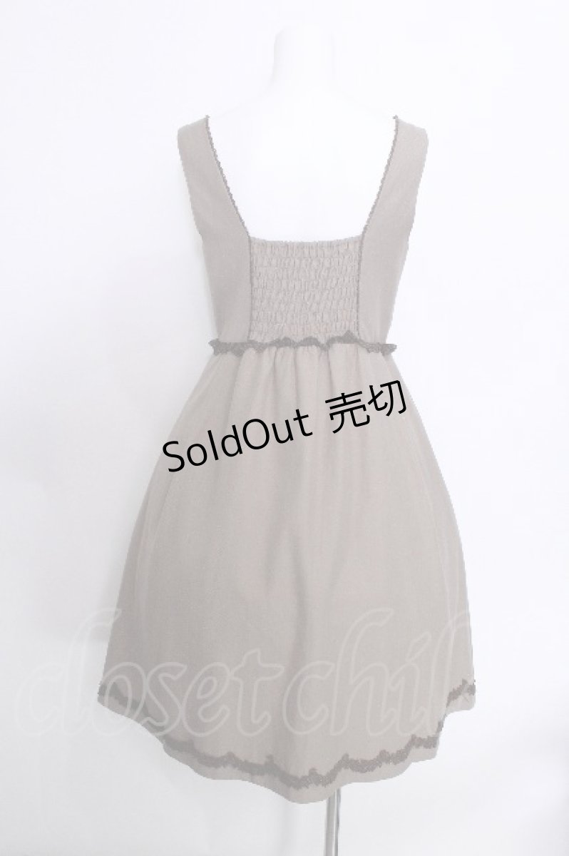 画像3: axes femme / アンティーク刺繍入りワンピース  ブラウン S-26-05-22-045-AX-OP-HR-ZS (3)