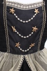 画像6: ALICE and the PIRATES / 夢か現か、記憶の中のPiste d'un cirque “Un”ジャンパースカート  黒 S-26-05-22-016-PA-OP-SZ-ZS (6)