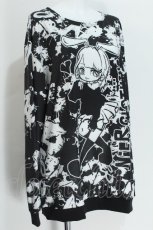 画像3: NieR Clothing / UNISEX PULLOVER プルオーバー 【BUNNY GIRL】  黒 S-26-05-24-019-PU-TO-TE-ZS (3)