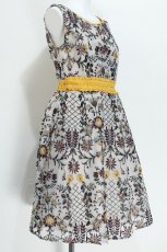 画像4: axes femme NOSTALGIE / オーガンジー刺繍ワンピース  オフ S-26-05-24-021-AX-OP-AS-ZS (4)