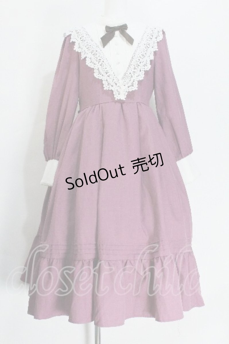 画像1: axes femme kawaii / クラシックドールワンピース  ピンク S-26-05-24-032-AX-OP-AS-ZS (1)
