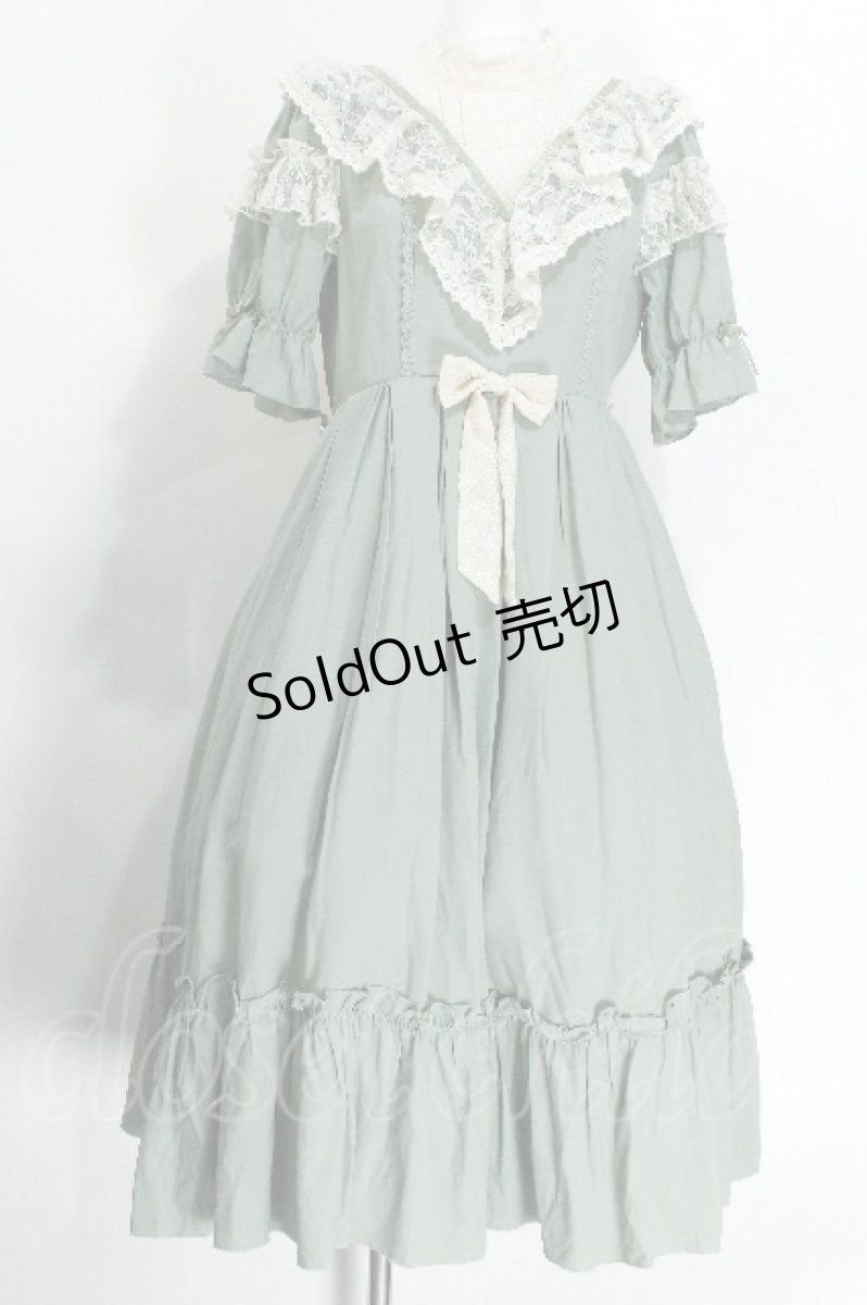 画像1: axes femme kawaii / ヴィンテージドールワンピース  グリーン S-26-05-24-034-AX-OP-AS-ZS (1)