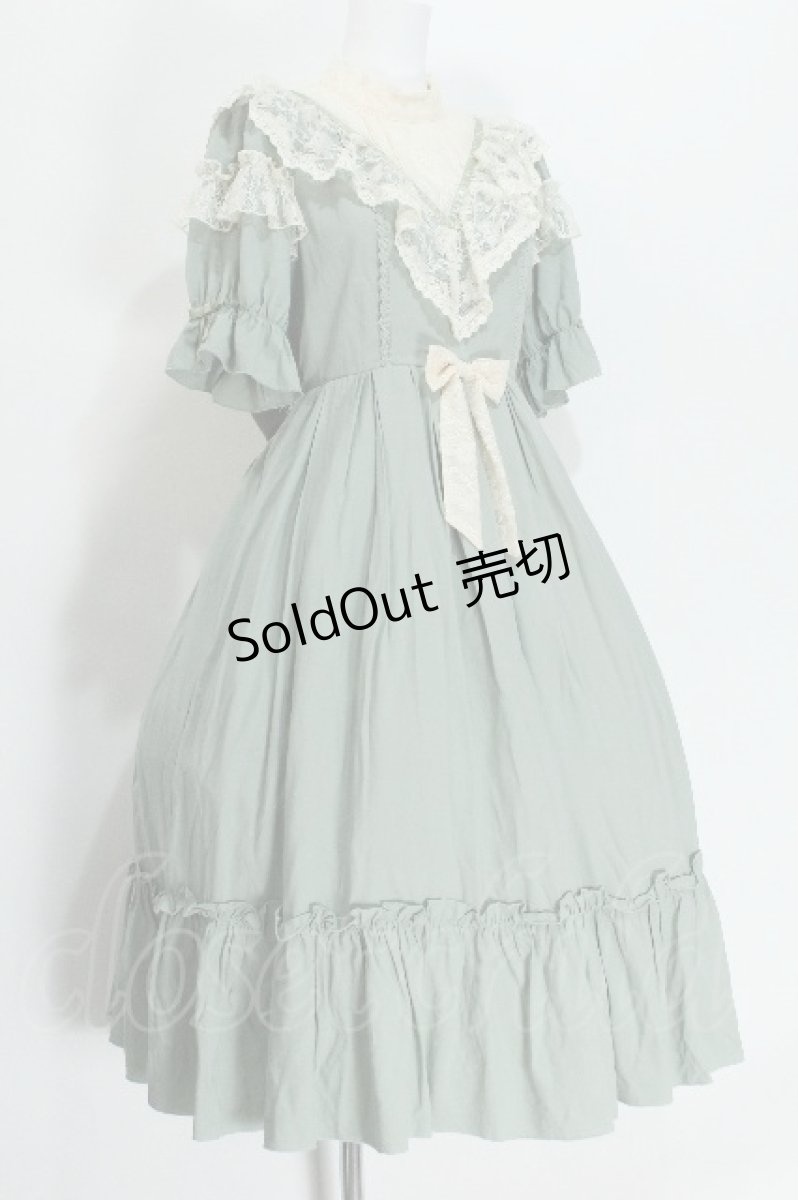 画像4: axes femme kawaii / ヴィンテージドールワンピース  グリーン S-26-05-24-034-AX-OP-AS-ZS (4)