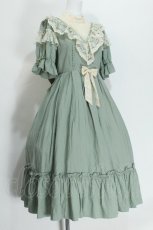 画像4: axes femme kawaii / ヴィンテージドールワンピース  グリーン S-26-05-24-034-AX-OP-AS-ZS (4)