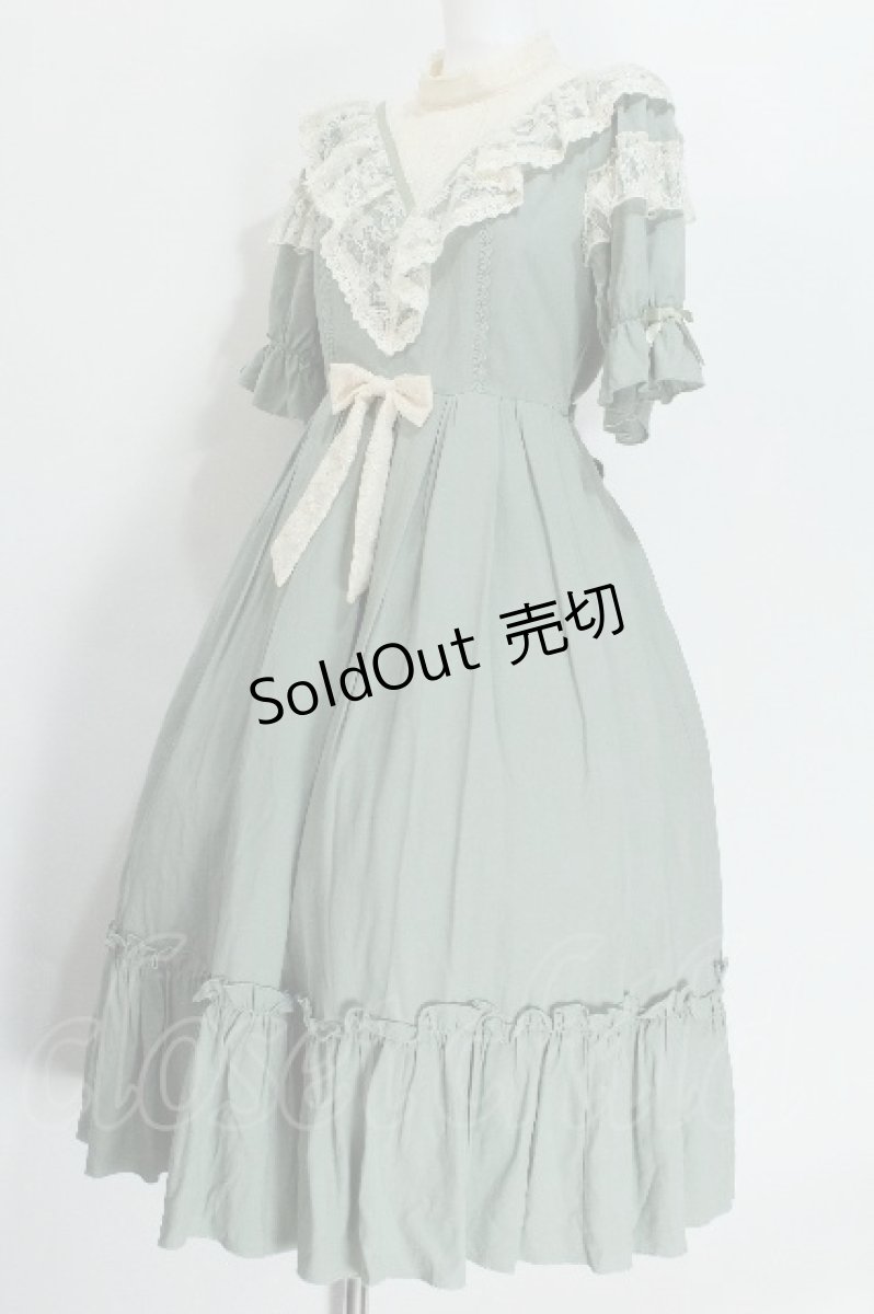 画像5: axes femme kawaii / ヴィンテージドールワンピース  グリーン S-26-05-24-034-AX-OP-AS-ZS (5)