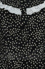 画像5: lilLilly / デイジープリントキャミドレス  黒 S-26-05-24-038-LO-TO-ET-ZS (5)