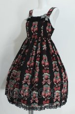 画像4: Angelic Pretty / Strawberry Dollジャンパースカート  黒 S-26-05-24-039-AP-OP-AS-ZS (4)