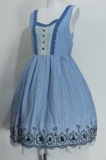 画像4: axes femme POETIQUE /  Disney/ふしぎの国のアリス/ワンピース  サックス S-26-05-24-042-AX-OP-AS-ZS (4)
