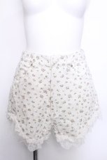 画像1: LOLITA / 花柄レースショートパンツ  白 S-26-05-24-057-LO-PA-HR-ZS (1)