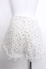 画像2: LOLITA / 花柄レースショートパンツ  白 S-26-05-24-057-LO-PA-HR-ZS (2)