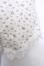 画像3: LOLITA / 花柄レースショートパンツ  白 S-26-05-24-057-LO-PA-HR-ZS (3)
