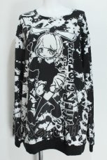画像1: NieR Clothing / UNISEX PULLOVER プルオーバー 【BUNNY GIRL】  黒 S-26-05-24-019-PU-TO-TE-ZS (1)