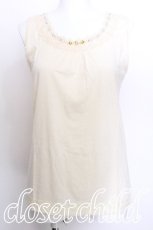 画像1: axes femme / ビジュー使いタンクトップ  キナリ S-26-05-25-035-AX-TO-HR-ZS (1)