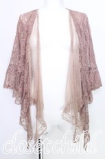 画像1: axes femme / レーストッパーカーディガン  ピンク S-26-05-25-043-AX-TO-HR-ZS (1)