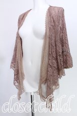 画像3: axes femme / レーストッパーカーディガン  ピンク S-26-05-25-043-AX-TO-HR-ZS (3)
