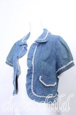 画像3: axes femme / デニムボレロジャケット  ウォッシュ S-26-05-25-050-AX-TO-HR-ZS (3)
