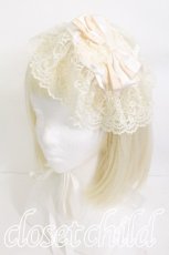 画像1: metamorphose / リボン円形ヘッドドレス  キナリ S-26-05-25-008-ME-AC-HR-ZS (1)