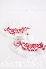 画像2: Angelic Pretty / センチメンタルハートレースお袖とめ  白ｘ赤 S-26-05-25-011-AP-ZA-AS-ZS (2)