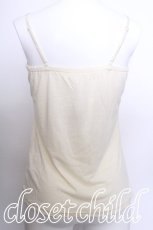 画像2: axes femme / お花＆パールキャミ  キナリ S-26-05-25-031-AX-BL-HR-ZS (2)