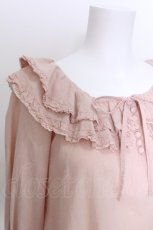 画像3: PINK HOUSE / 襟付きブラウス  ピンク S-26-05-27-003-LO-BL-SA-ZS (3)